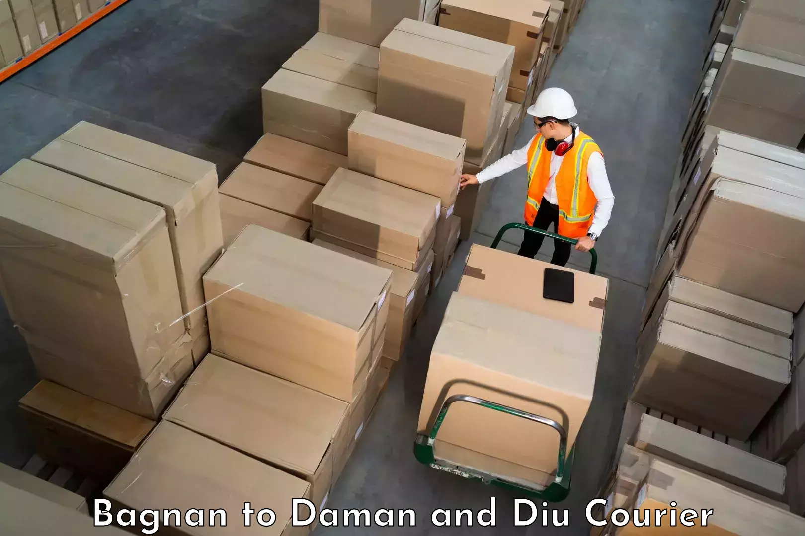 Express package delivery Bagnan to Diu