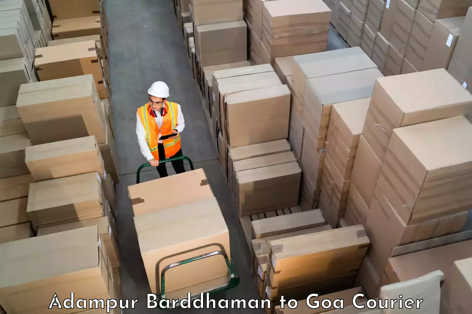 Reliable delivery network Adampur Barddhaman to Goa