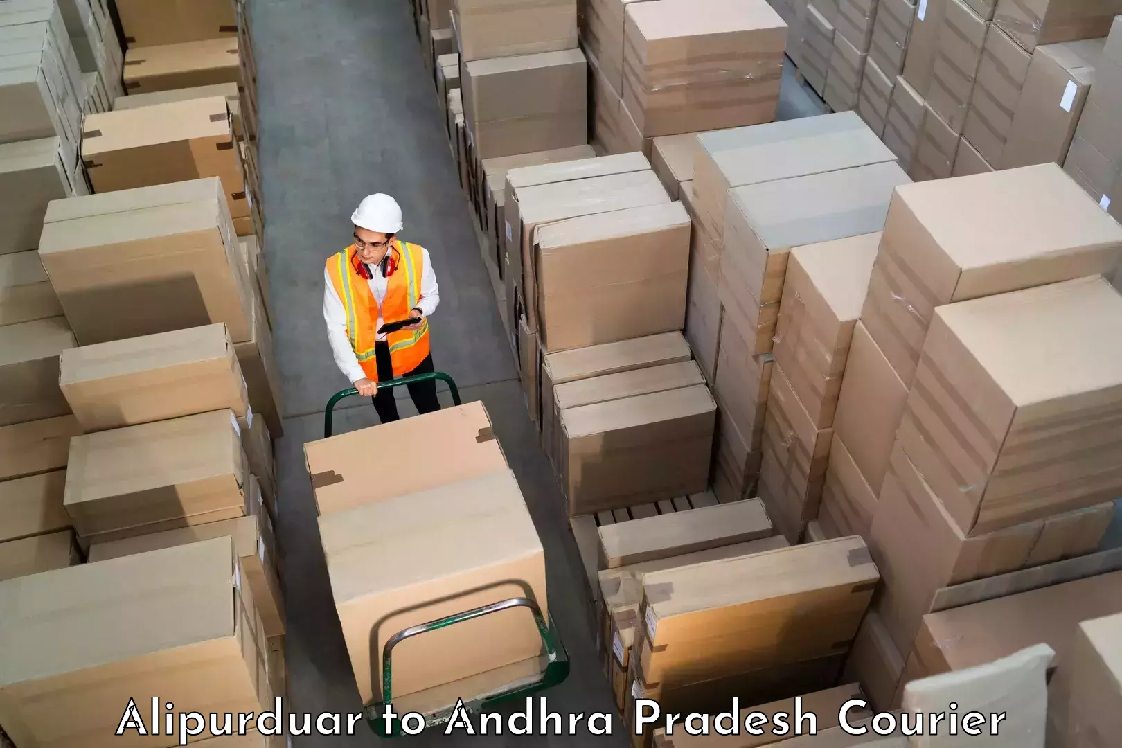 Smart parcel tracking in Alipurduar to Ramachandrapuram