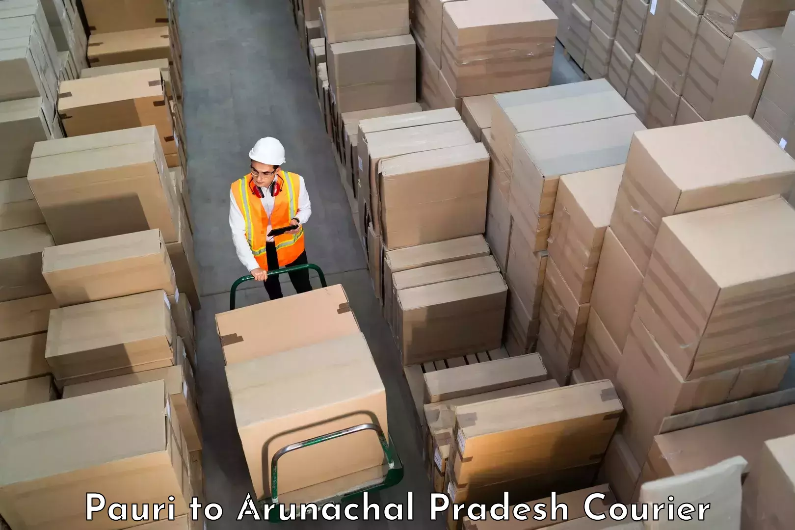 Bulk courier orders in Pauri to Lower Subansiri