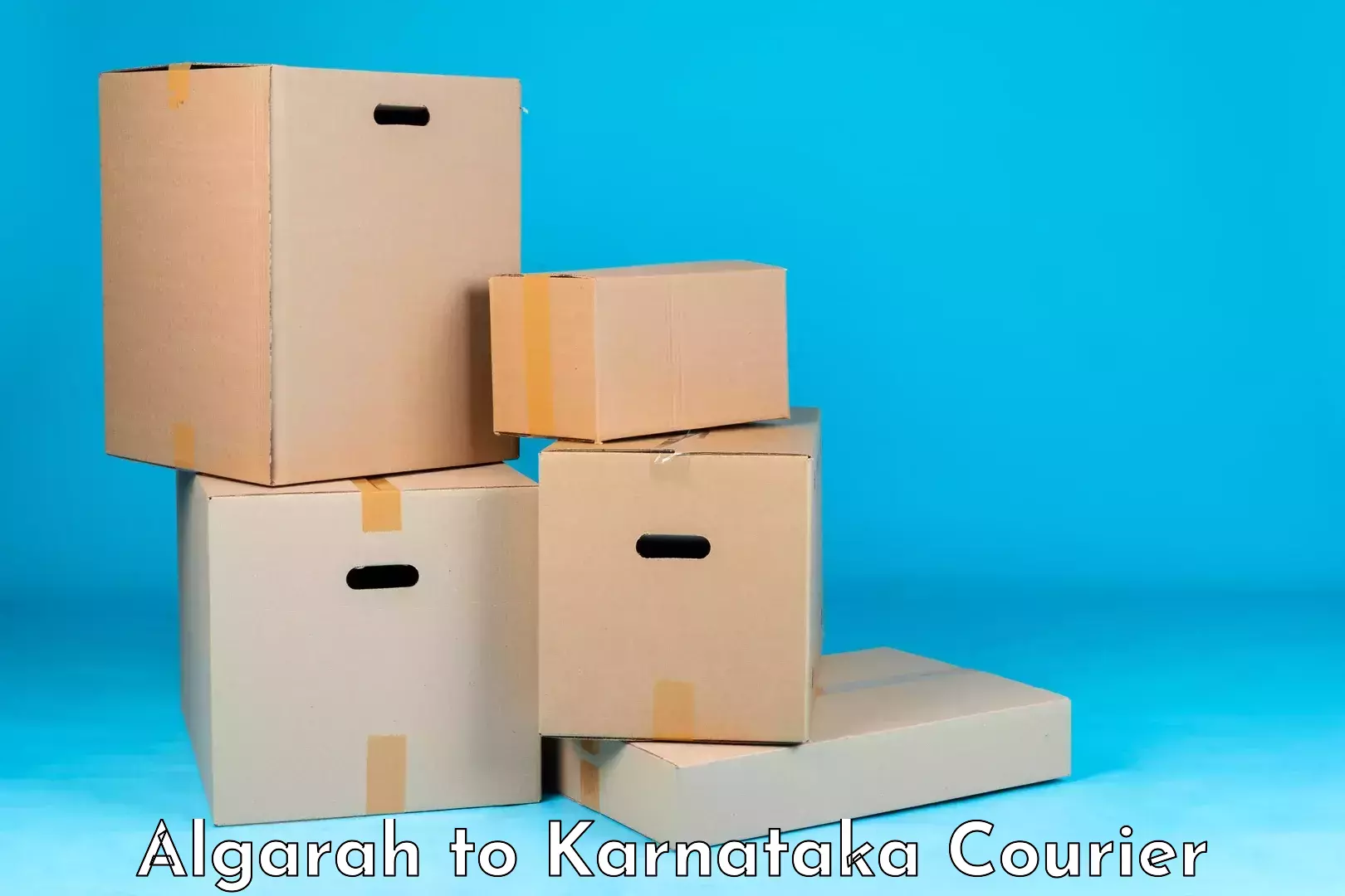 Weekend courier service Algarah to Kushalnagar