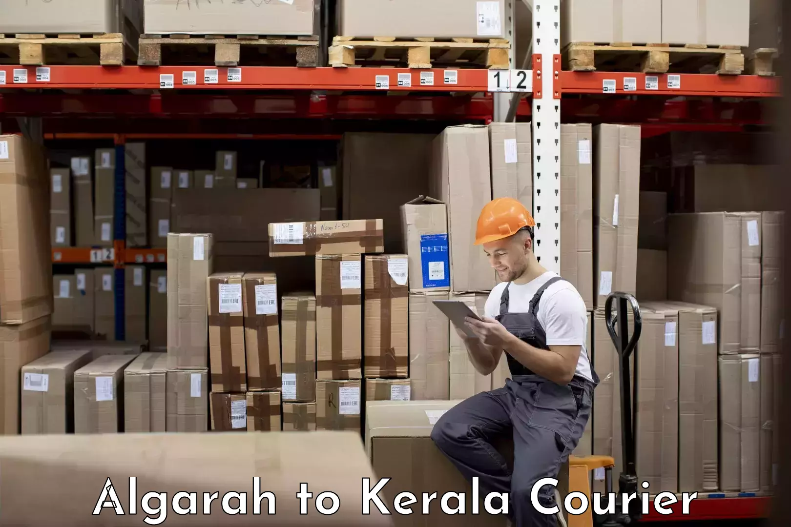 Dynamic courier operations Algarah to Perumbavoor