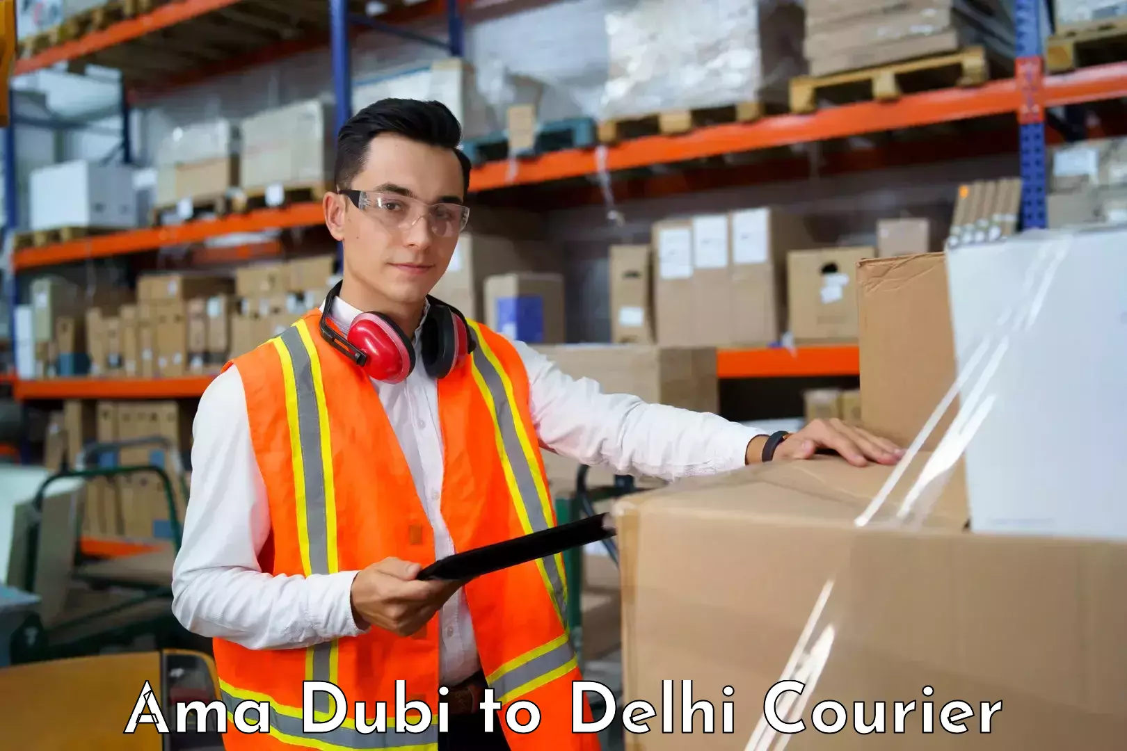 Streamlined shipping process Ama Dubi to Subhash Nagar