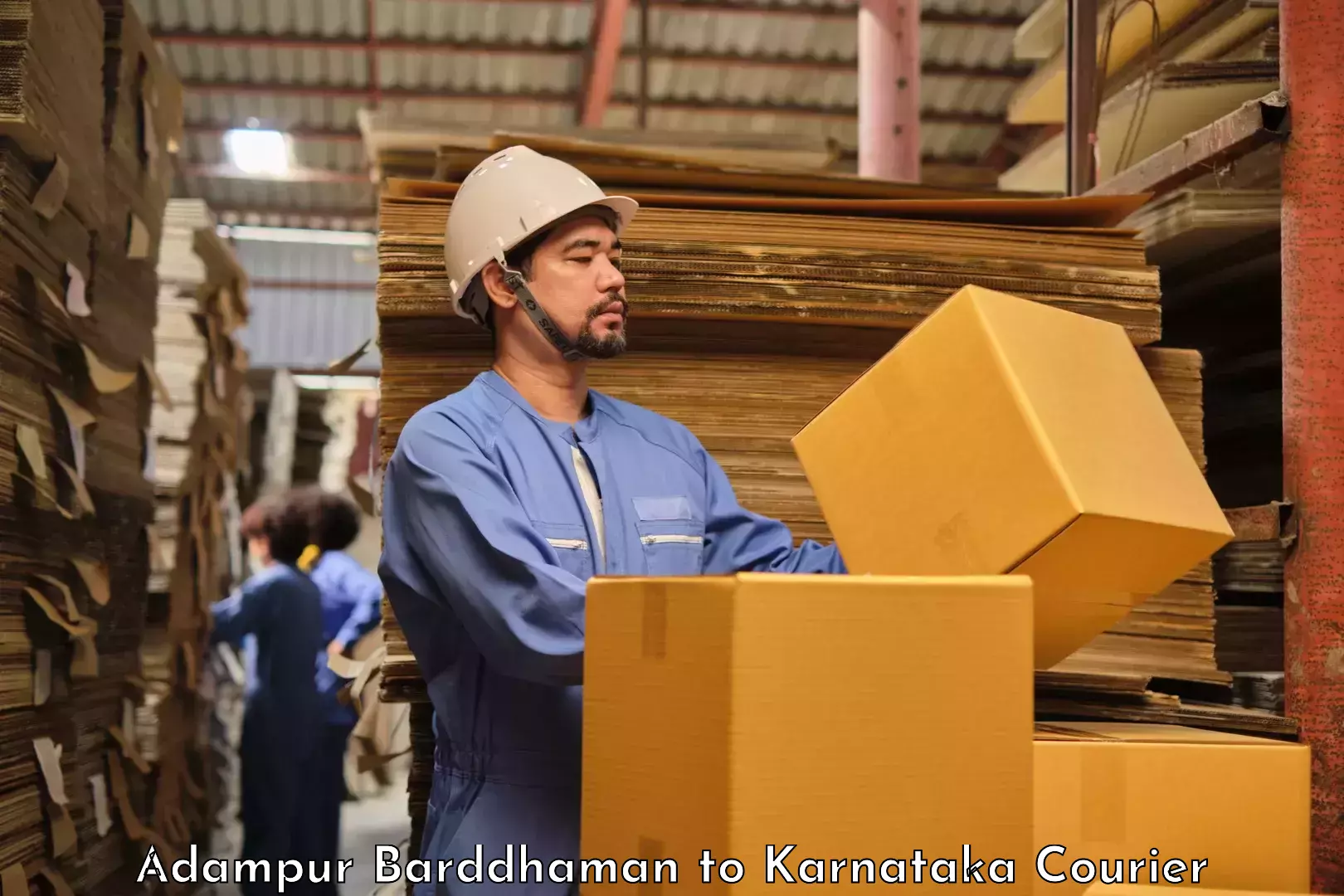 Express courier capabilities in Adampur Barddhaman to Karnataka