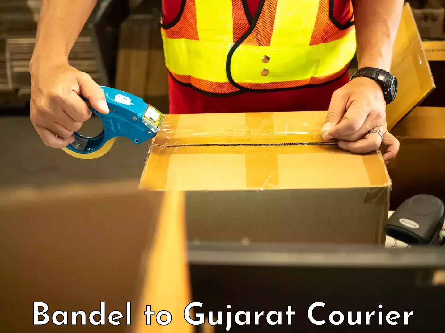 Courier dispatch services Bandel to Vadnagar