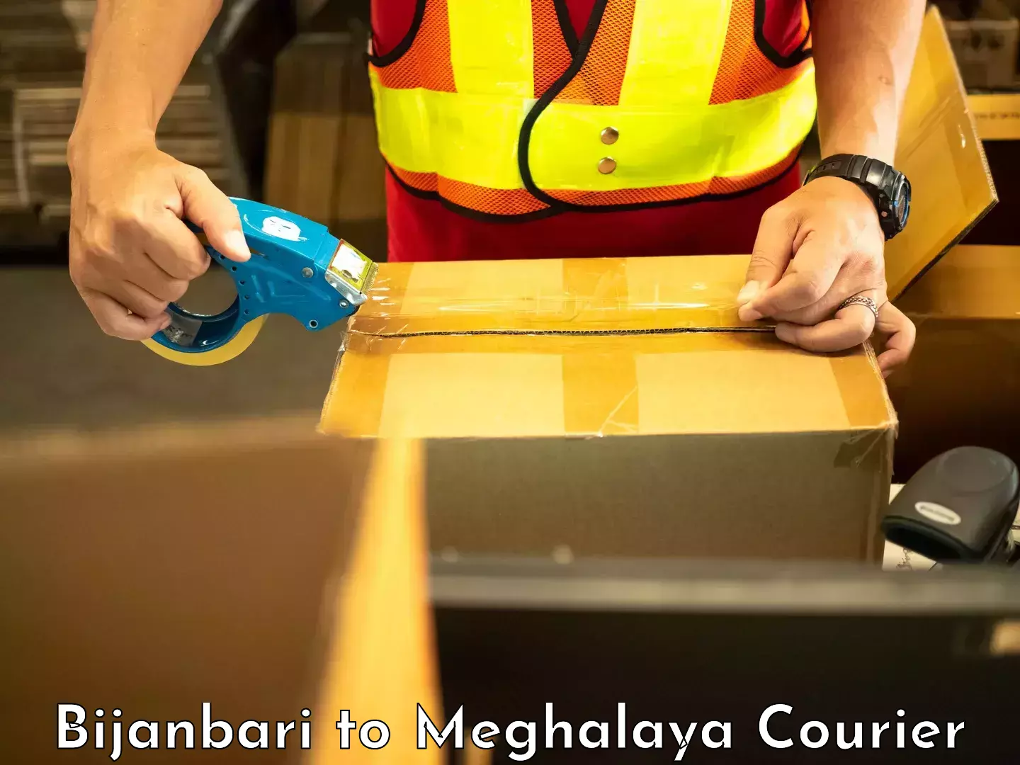 Fast parcel dispatch Bijanbari to Meghalaya