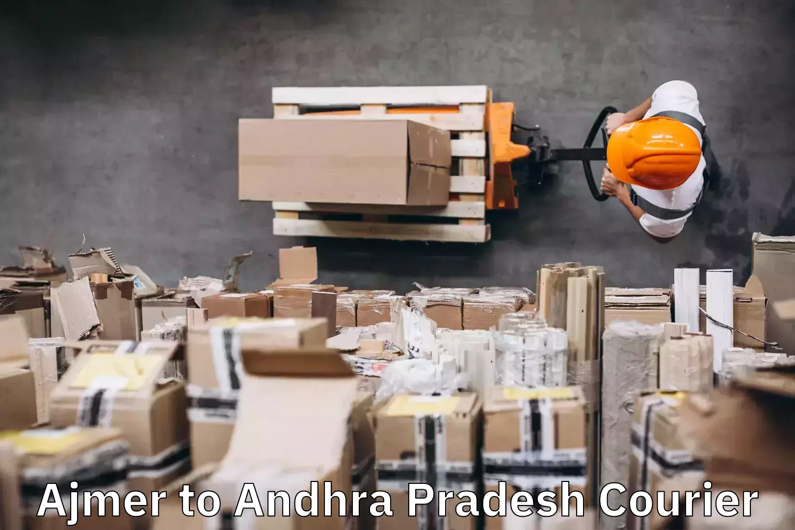 Professional moving assistance Ajmer to Atmakur Nandyal