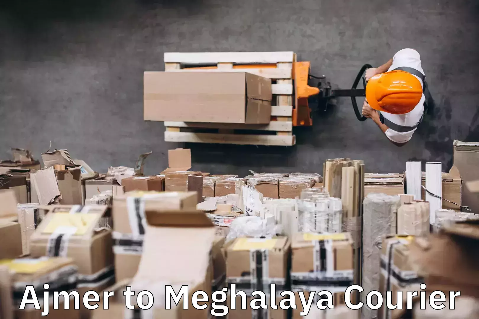 Household moving assistance Ajmer to Meghalaya