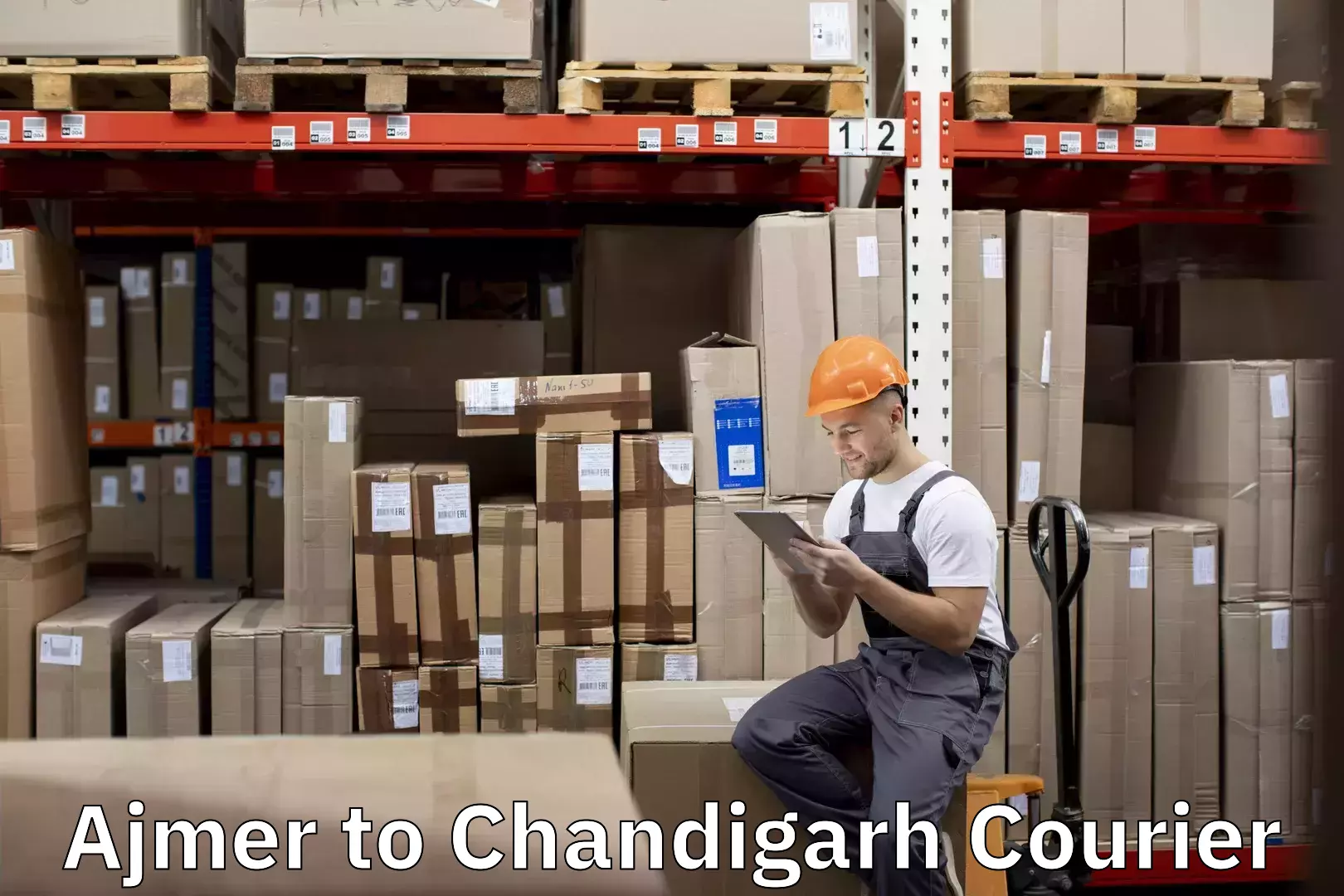 Home shifting services in Ajmer to Chandigarh