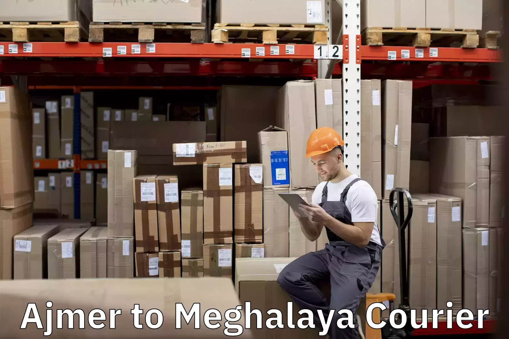 Hassle-free relocation Ajmer to Meghalaya