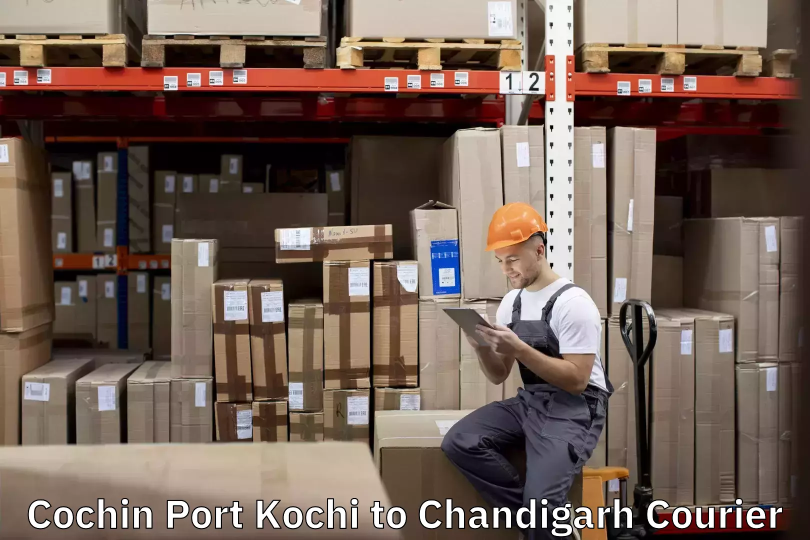 Professional home shifting in Cochin Port Kochi to Chandigarh