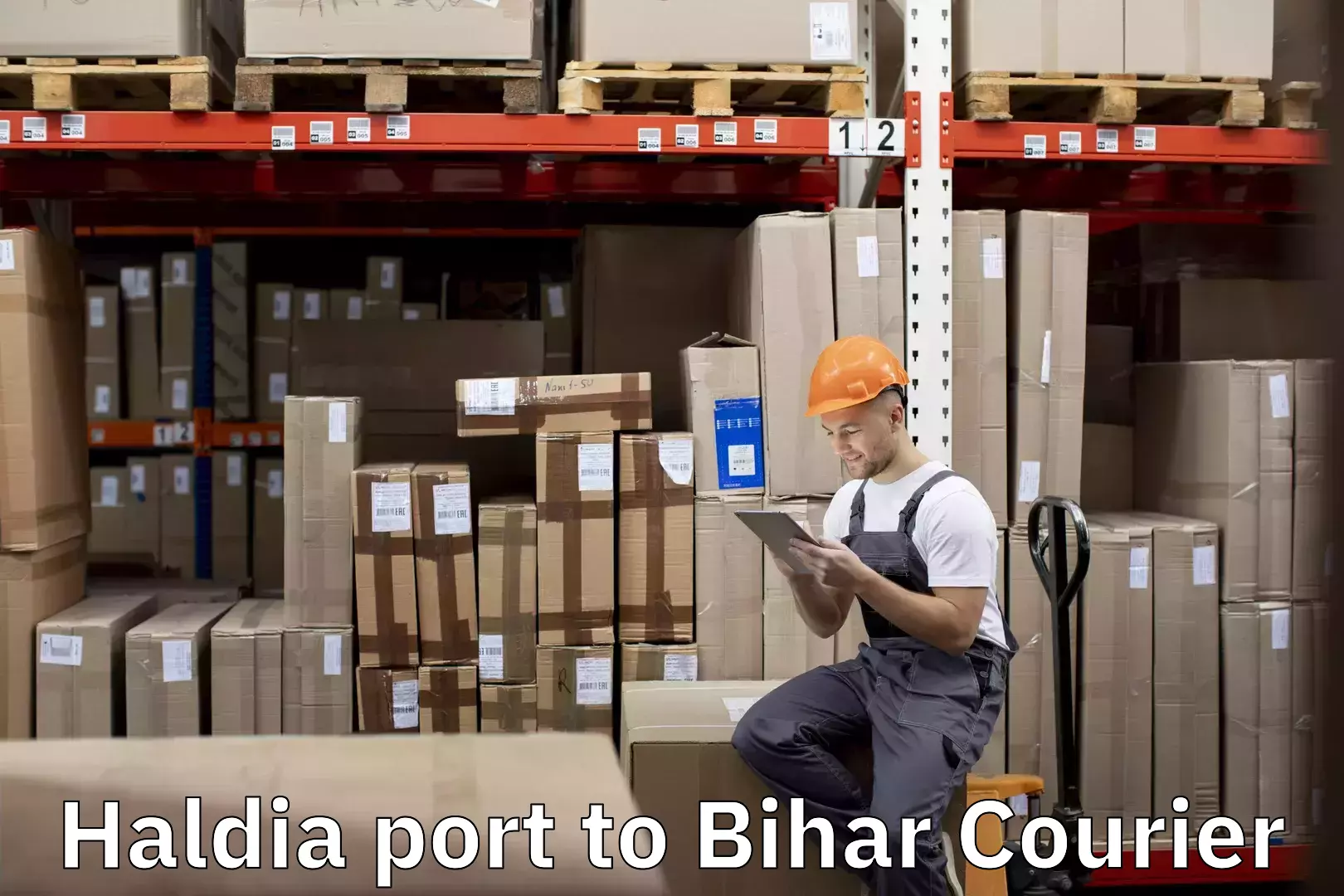 Efficient home relocation Haldia port to Amarpur Banka