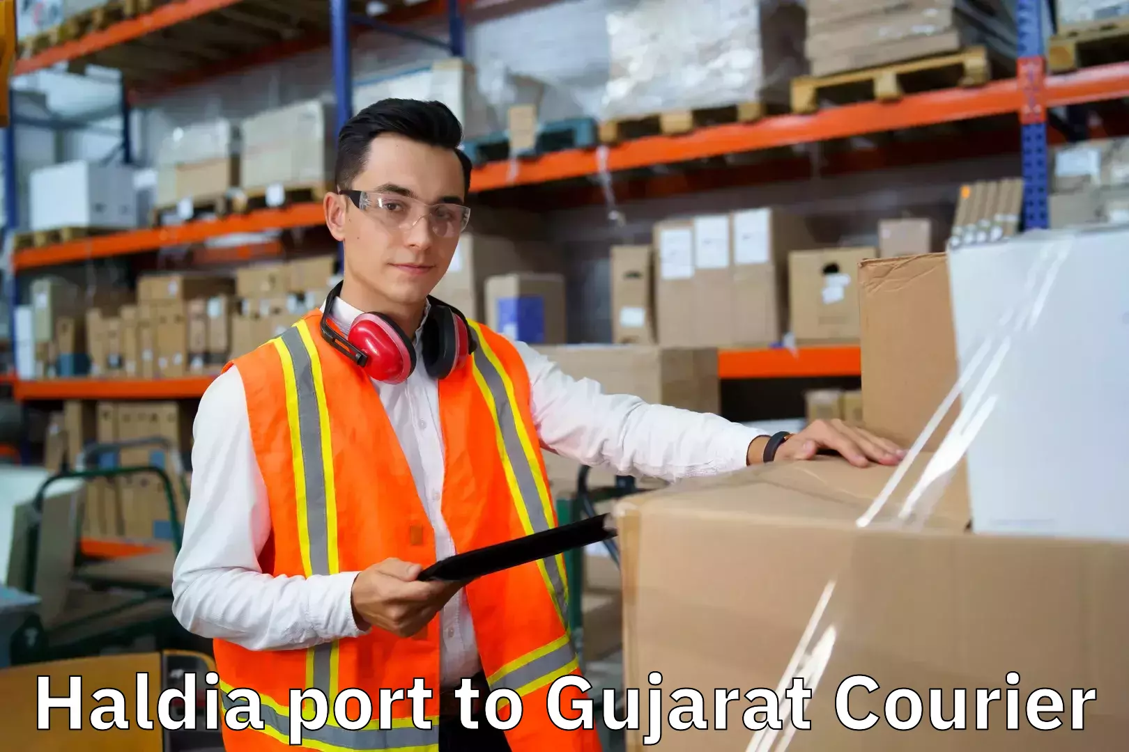 Home moving service Haldia port to Gujarat