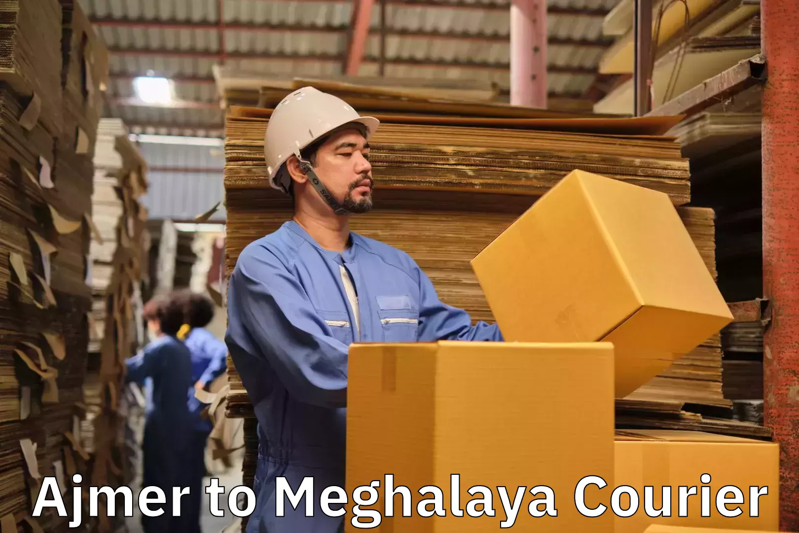 Household goods delivery Ajmer to NIT Meghalaya