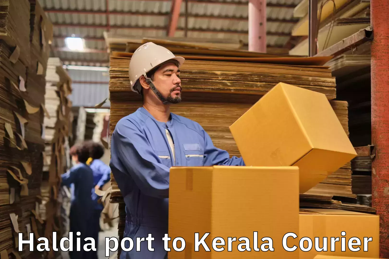 Affordable relocation solutions Haldia port to Kuthuparamba