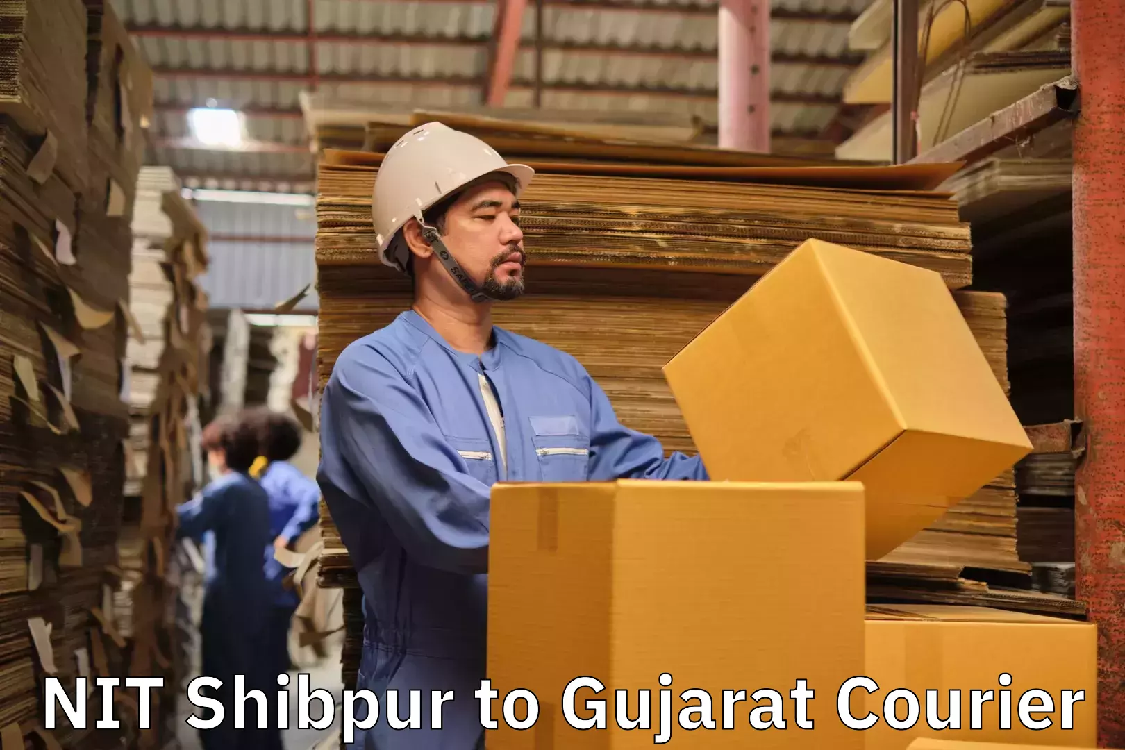 Home goods moving company NIT Shibpur to IIIT Vadodara