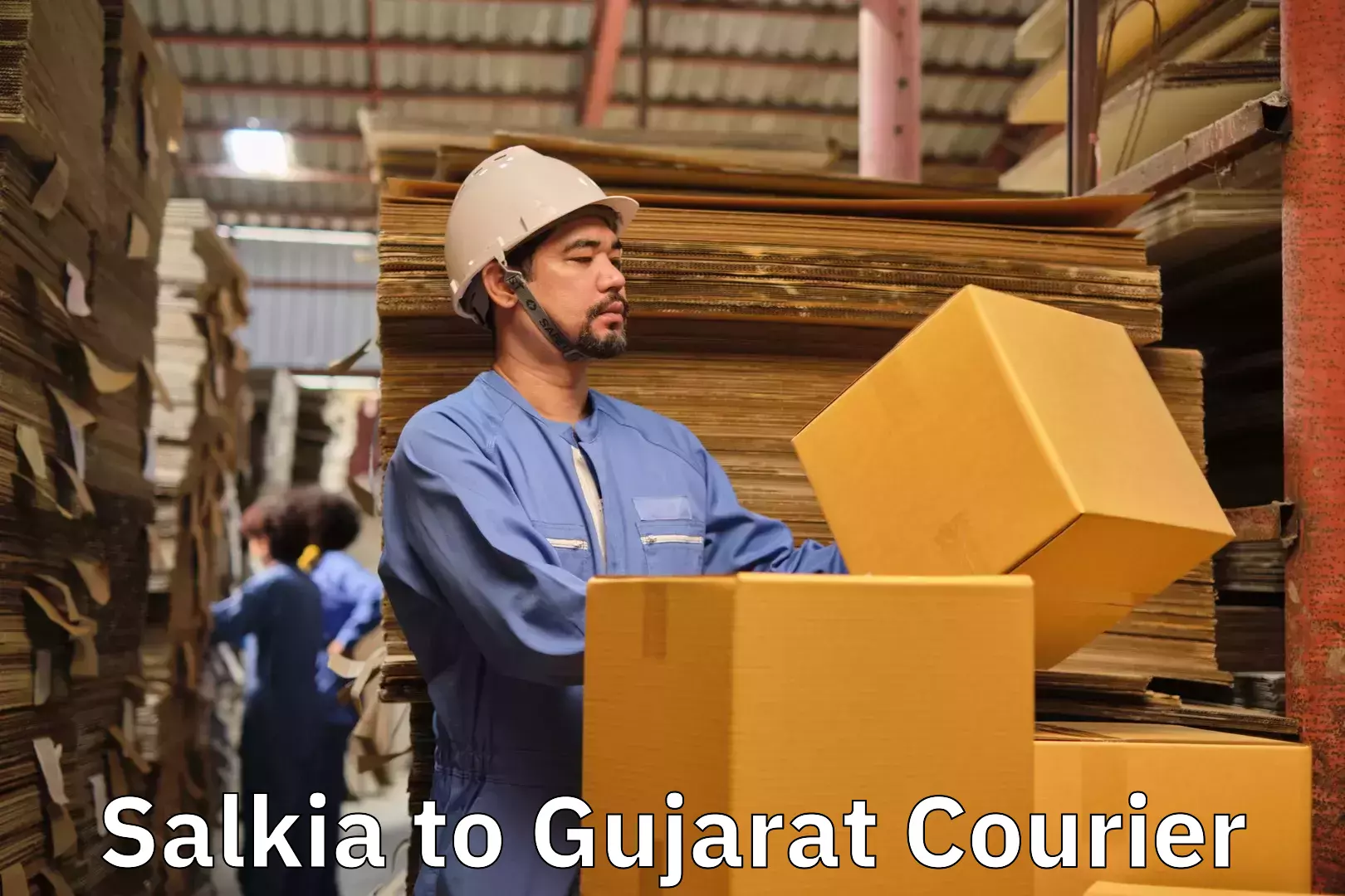 Efficient home relocation Salkia to Gujarat