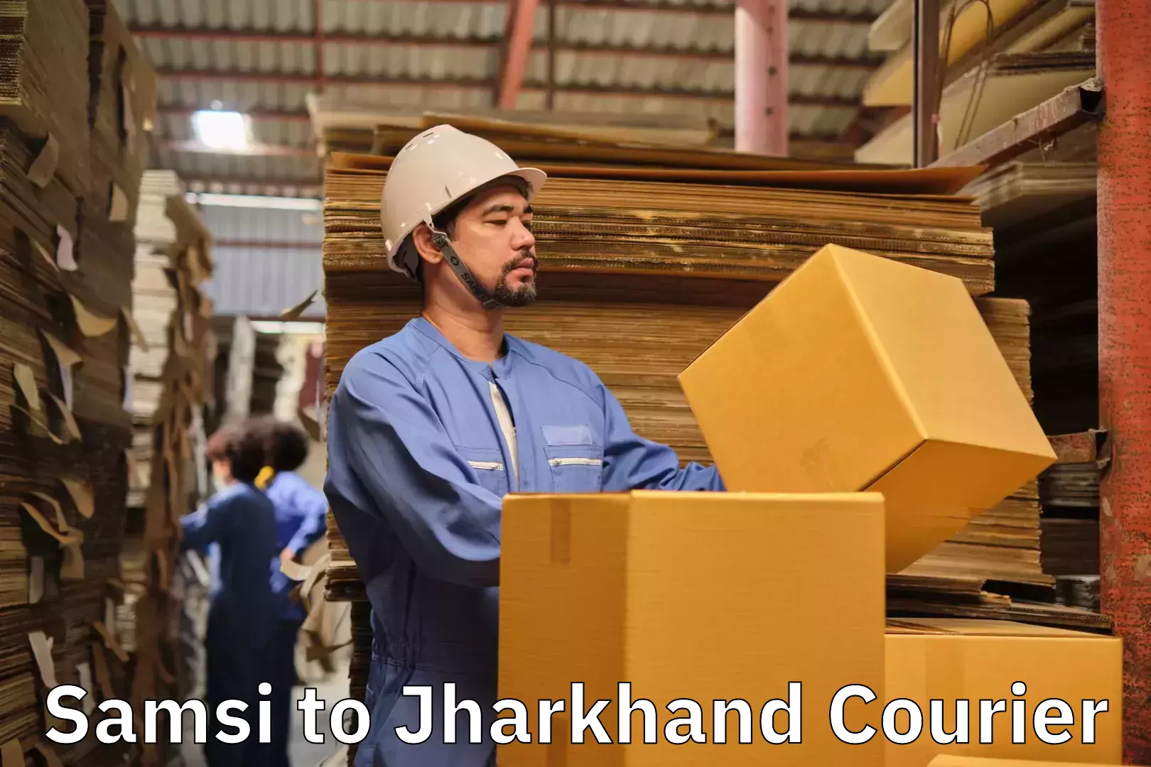 Furniture handling services Samsi to Jamshedpur