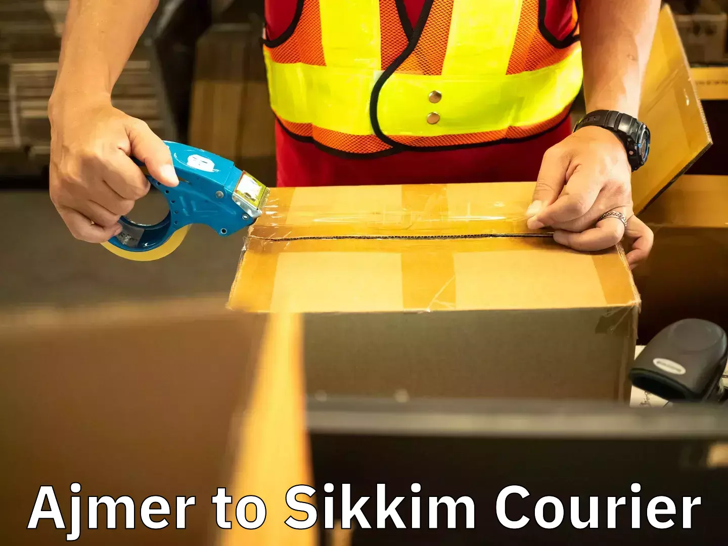 Skilled furniture transport Ajmer to Sikkim