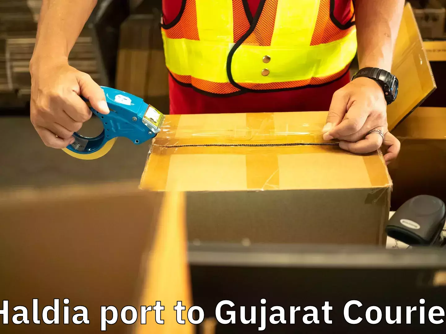 Comprehensive goods transport Haldia port to Udhana