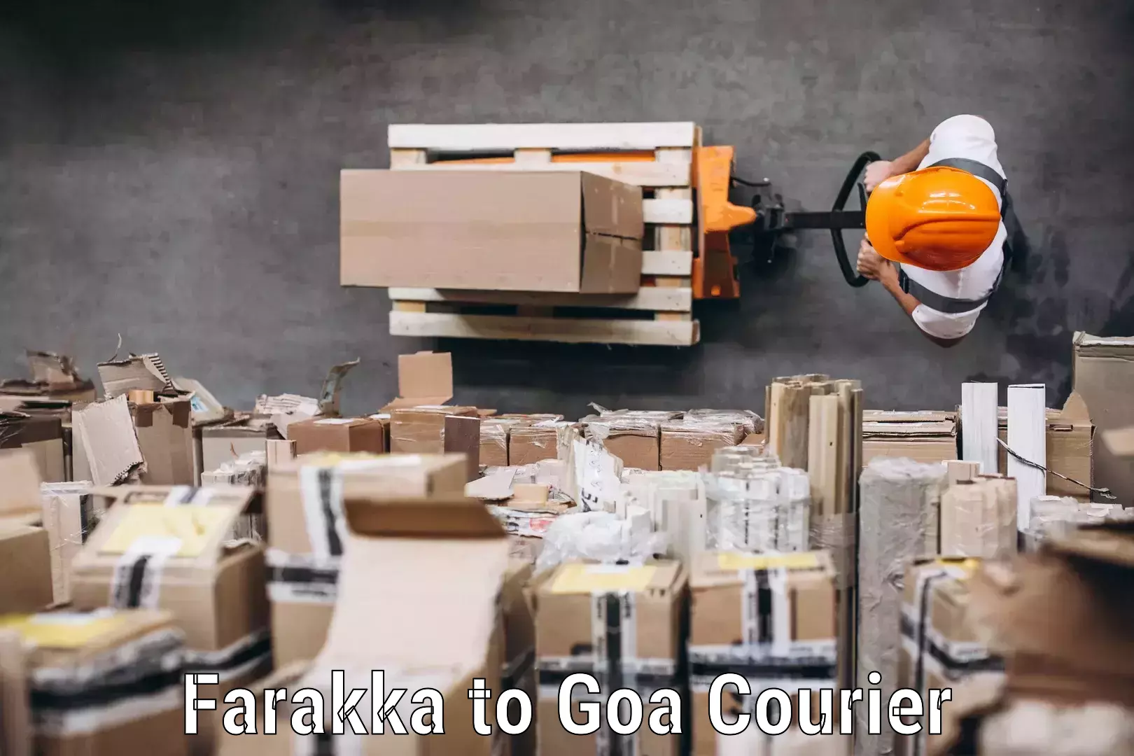 Baggage courier FAQs Farakka to Panaji