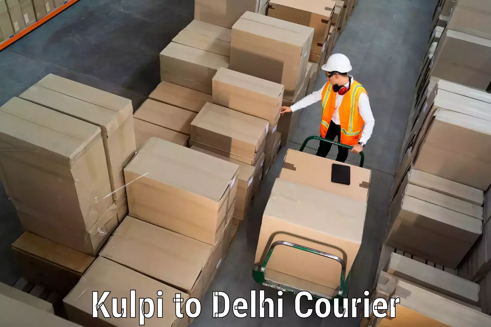 Digital baggage courier Kulpi to Delhi