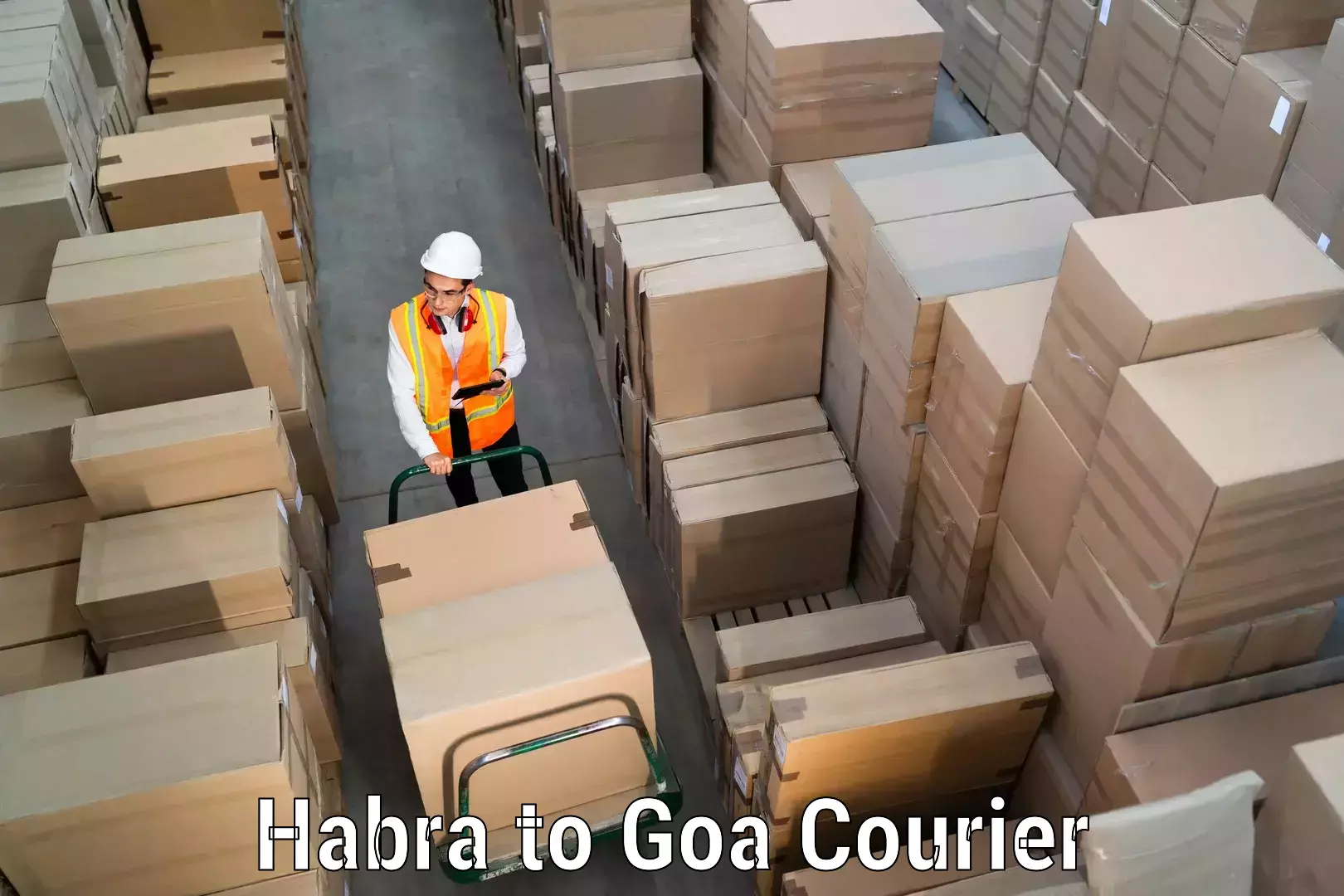 Comprehensive baggage courier Habra to NIT Goa