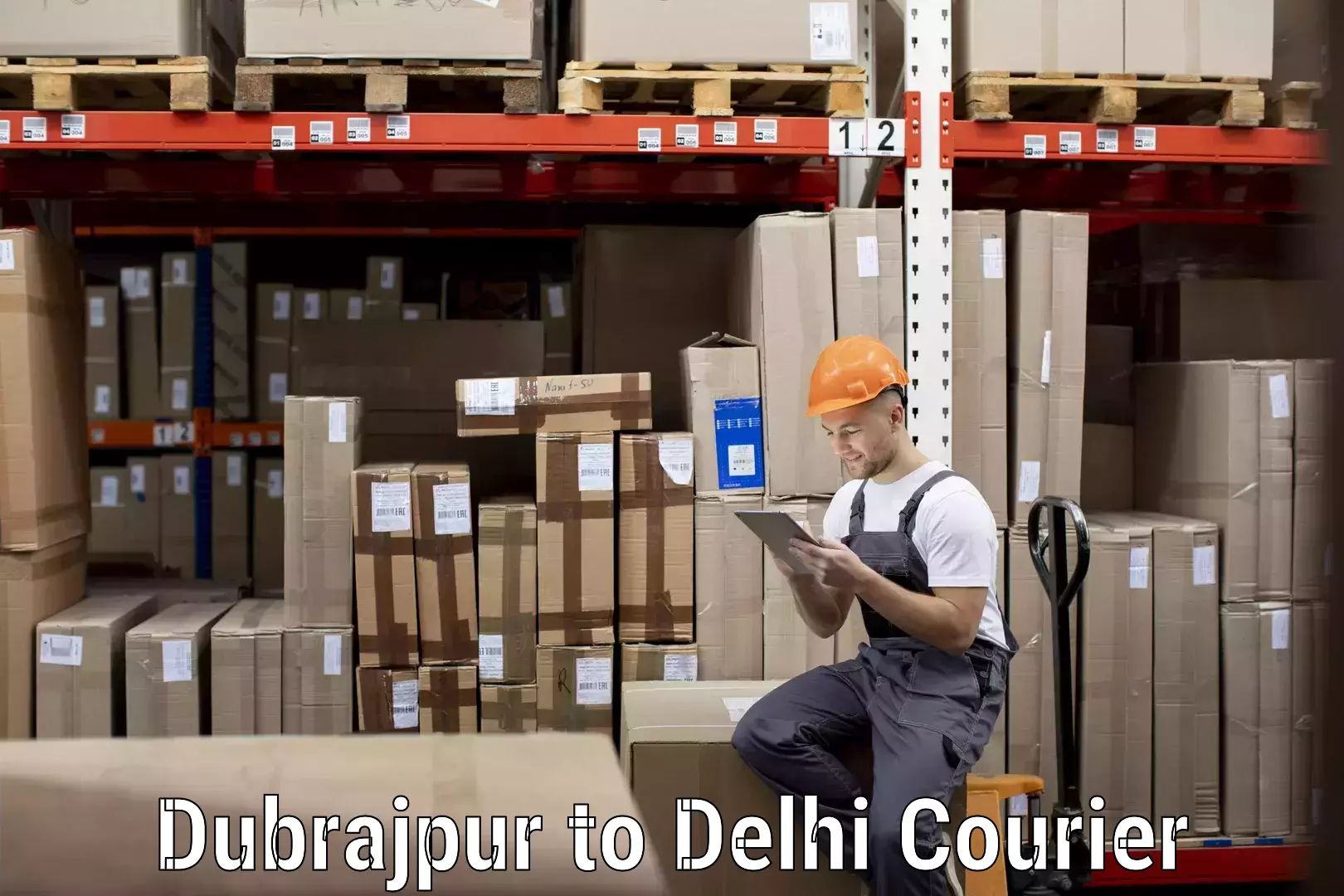 Baggage courier strategy Dubrajpur to Delhi Technological University DTU