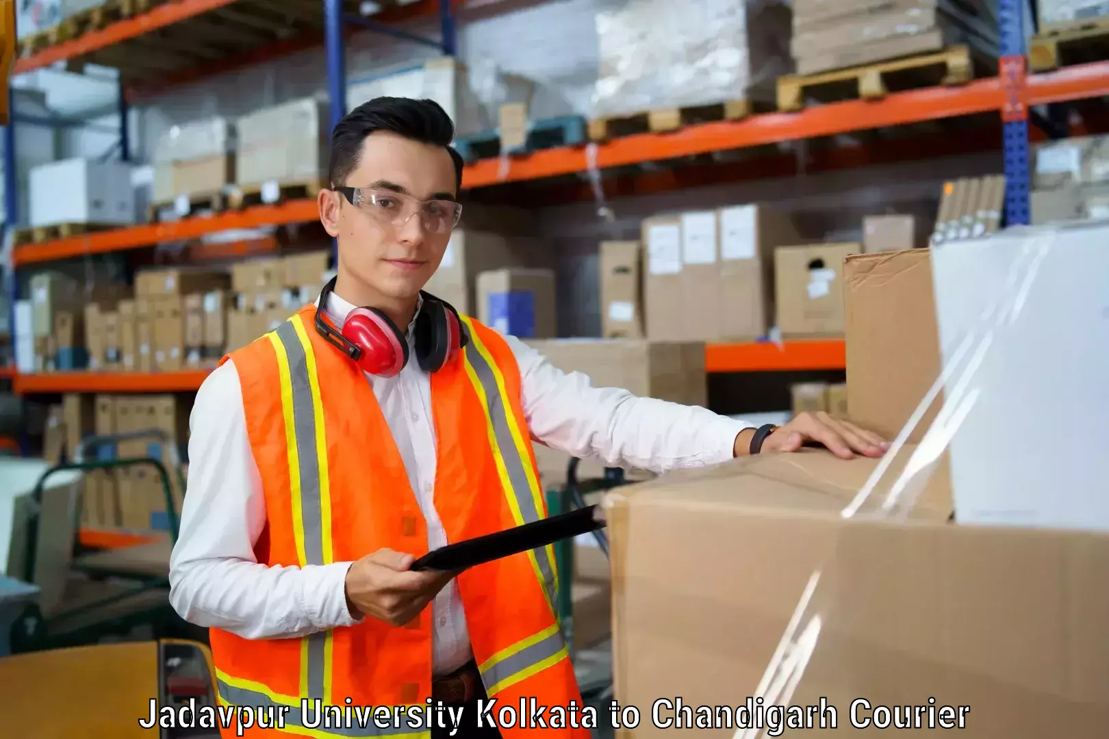 Luggage shipping efficiency Jadavpur University Kolkata to Panjab University Chandigarh