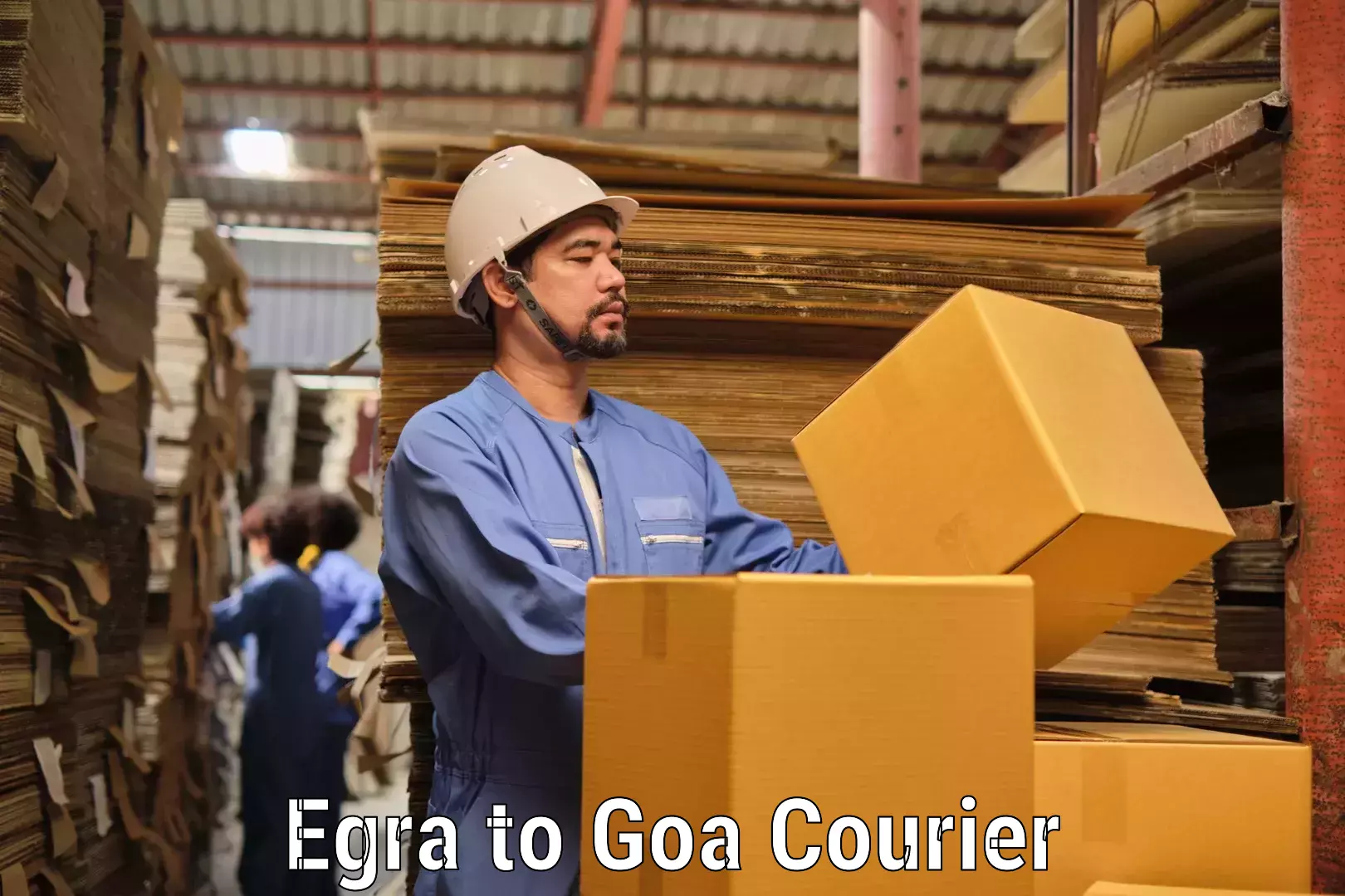 Business luggage transport Egra to Goa