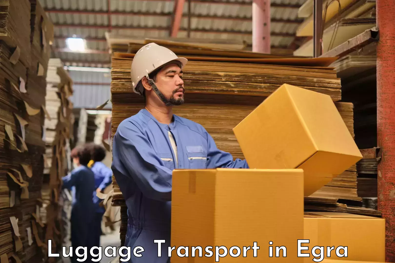 Overnight luggage courier in Egra