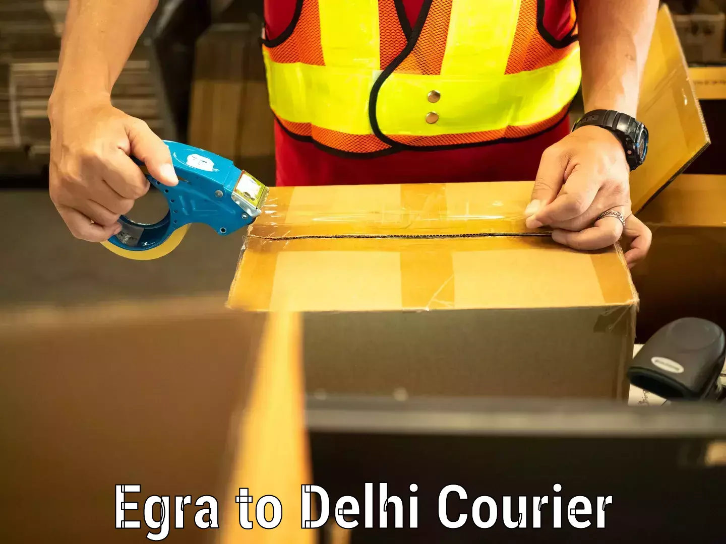 Baggage transport coordination Egra to Jamia Millia Islamia New Delhi