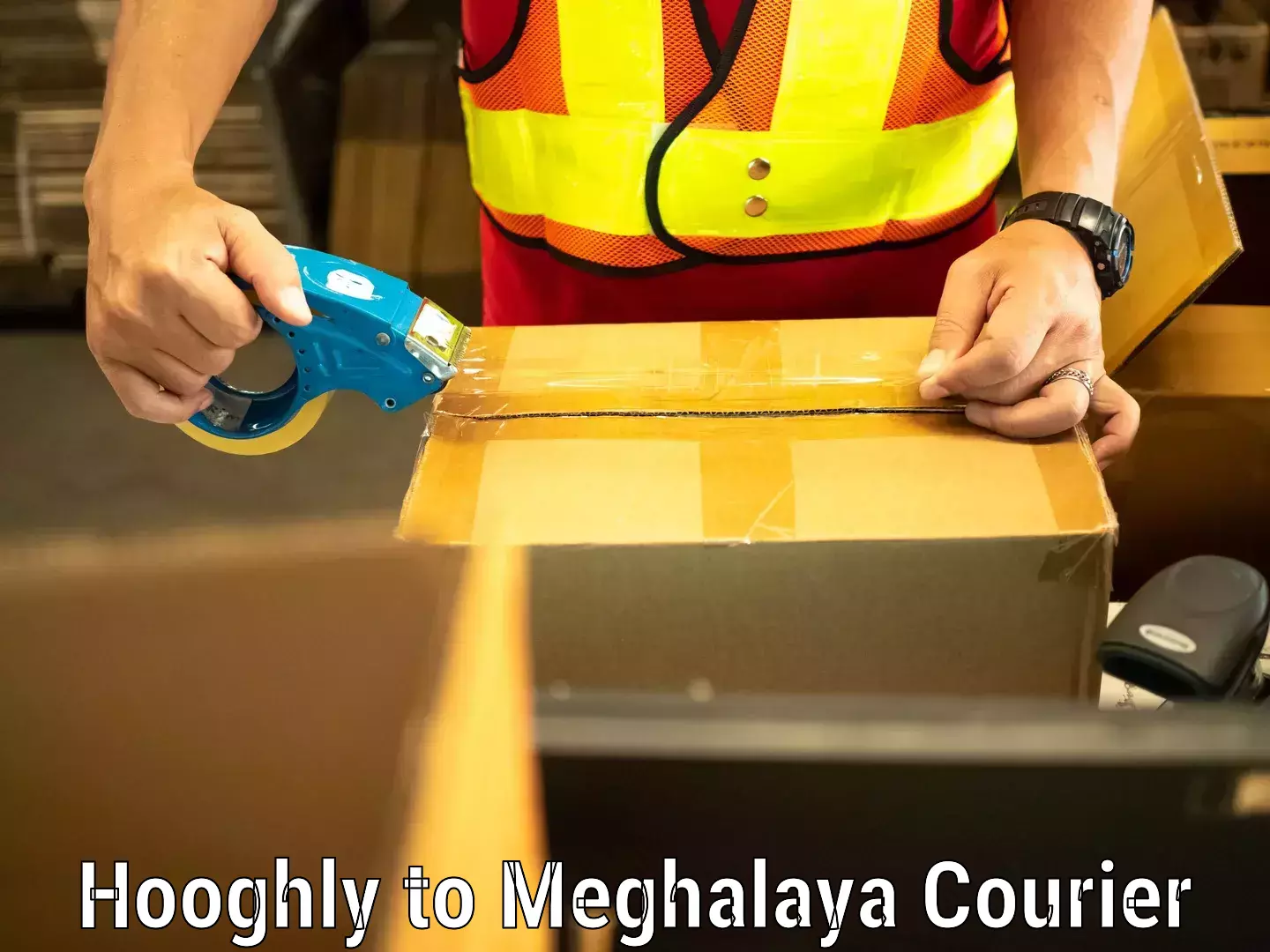 Citywide baggage courier Hooghly to Meghalaya