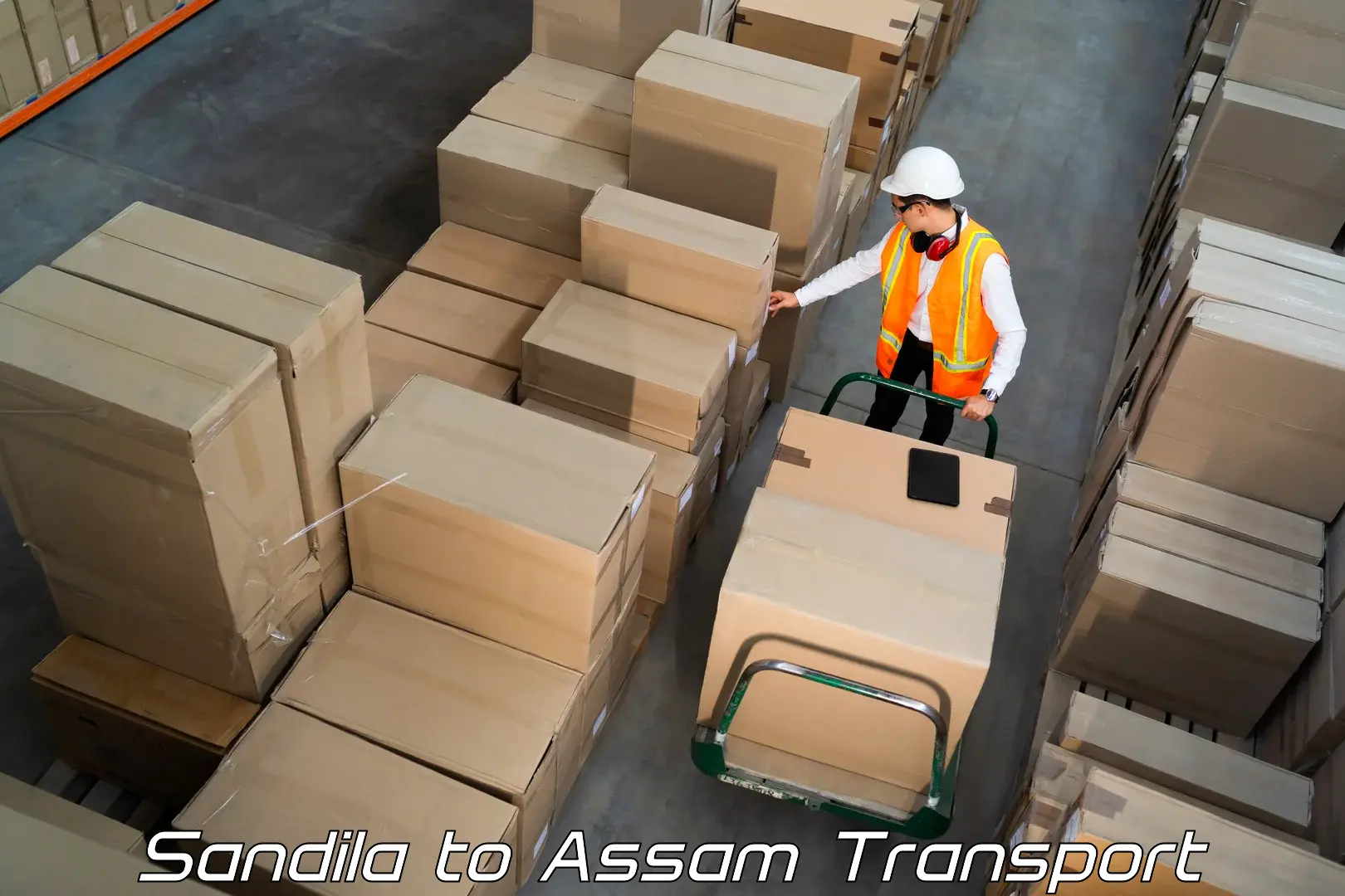 Daily parcel service transport Sandila to Assam