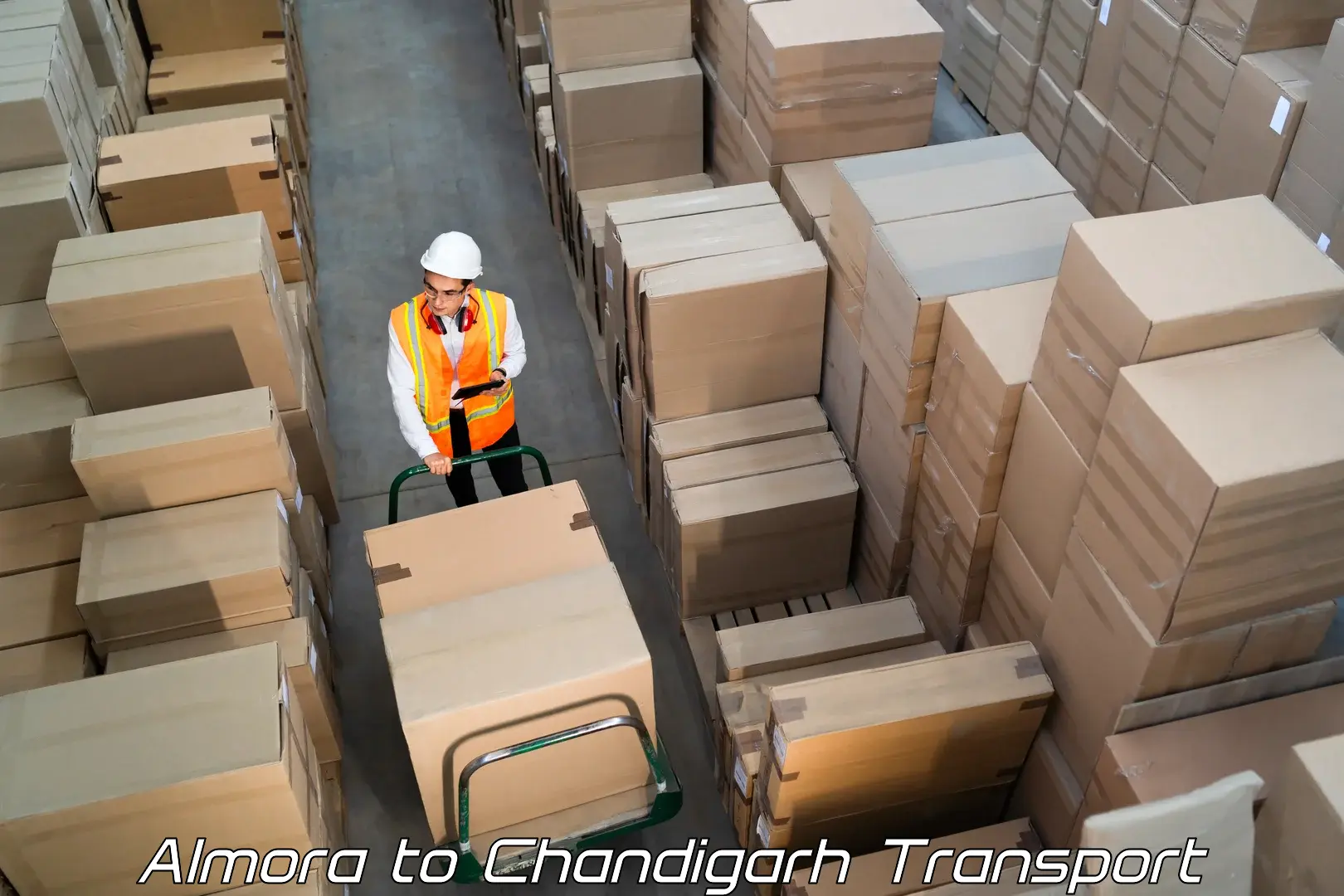 Parcel transport services Almora to Chandigarh