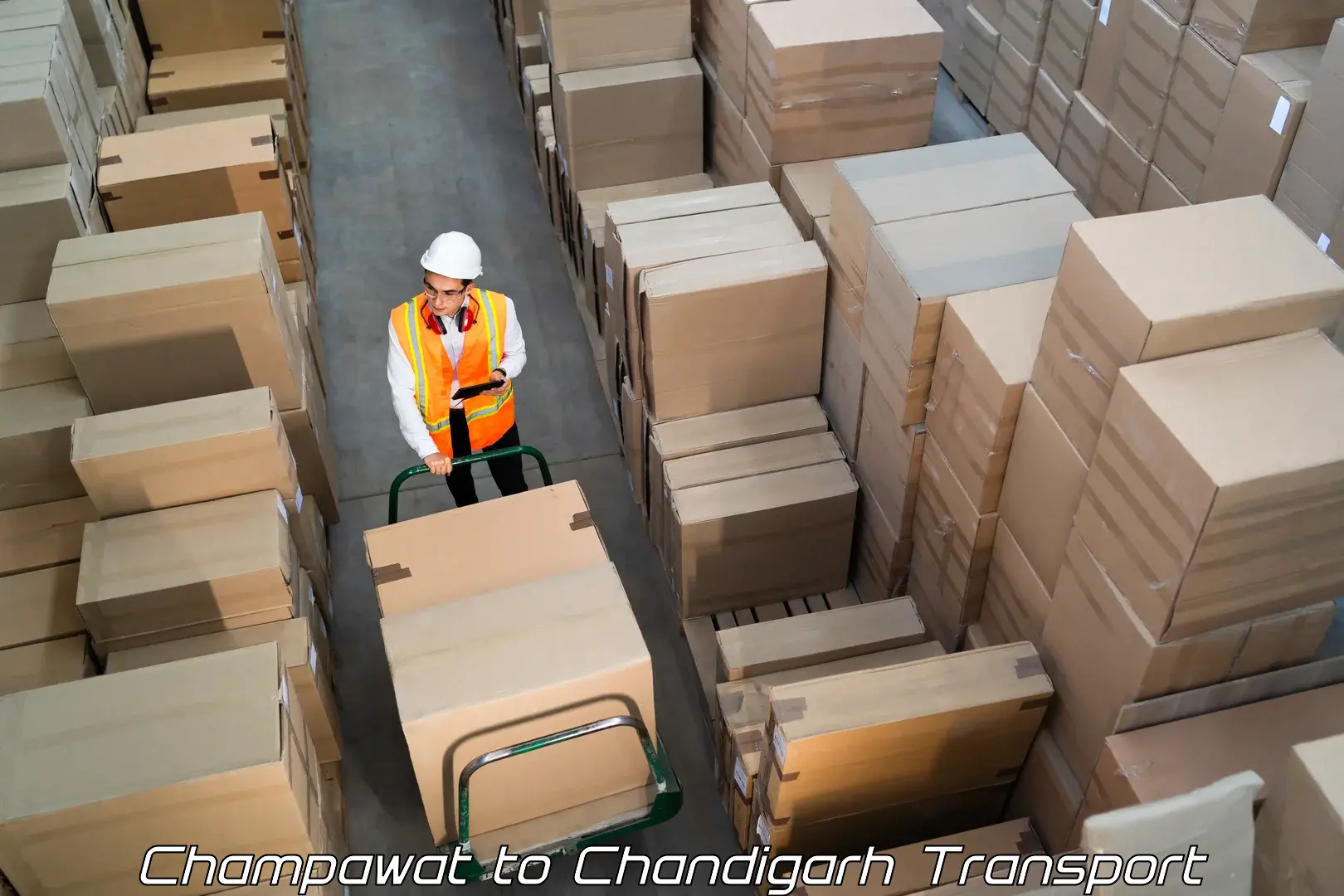 Domestic goods transportation services Champawat to Chandigarh