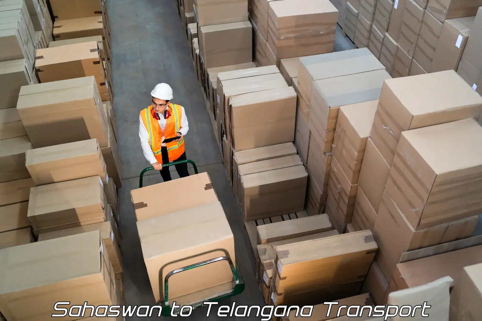 International cargo transportation services Sahaswan to Thungathurthi