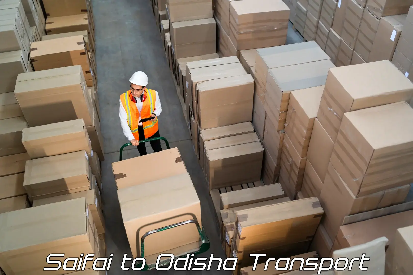 Logistics transportation services Saifai to Odisha
