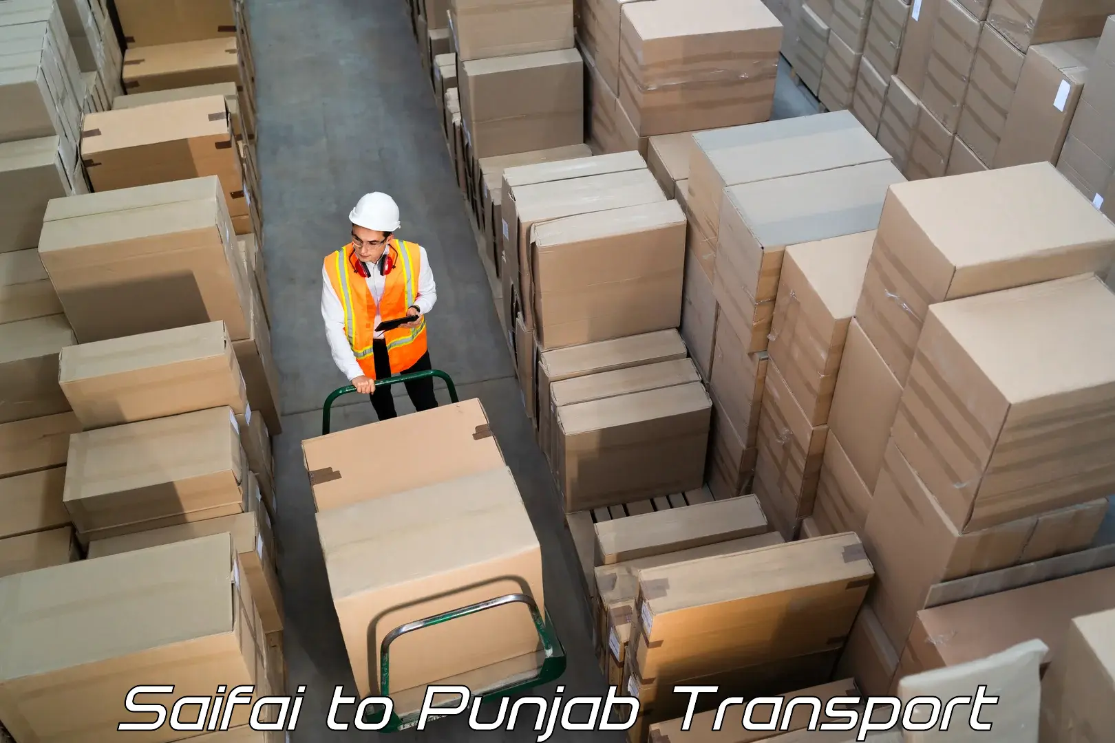 Transportation services Saifai to Punjab
