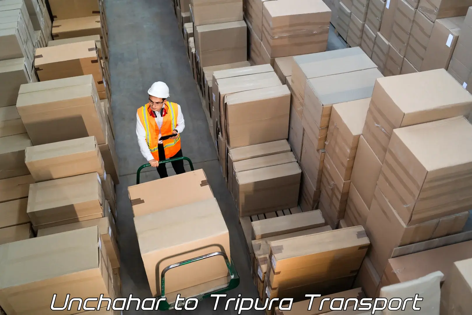 Truck transport companies in India Unchahar to Bishalgarh