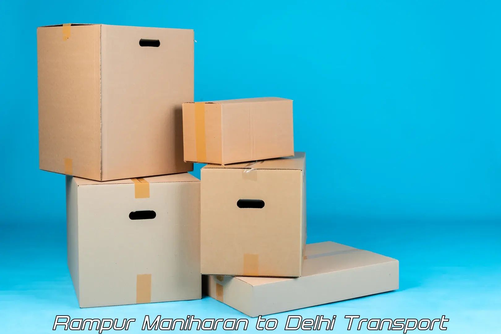 Cargo transportation services Rampur Maniharan to Sarojini Nagar