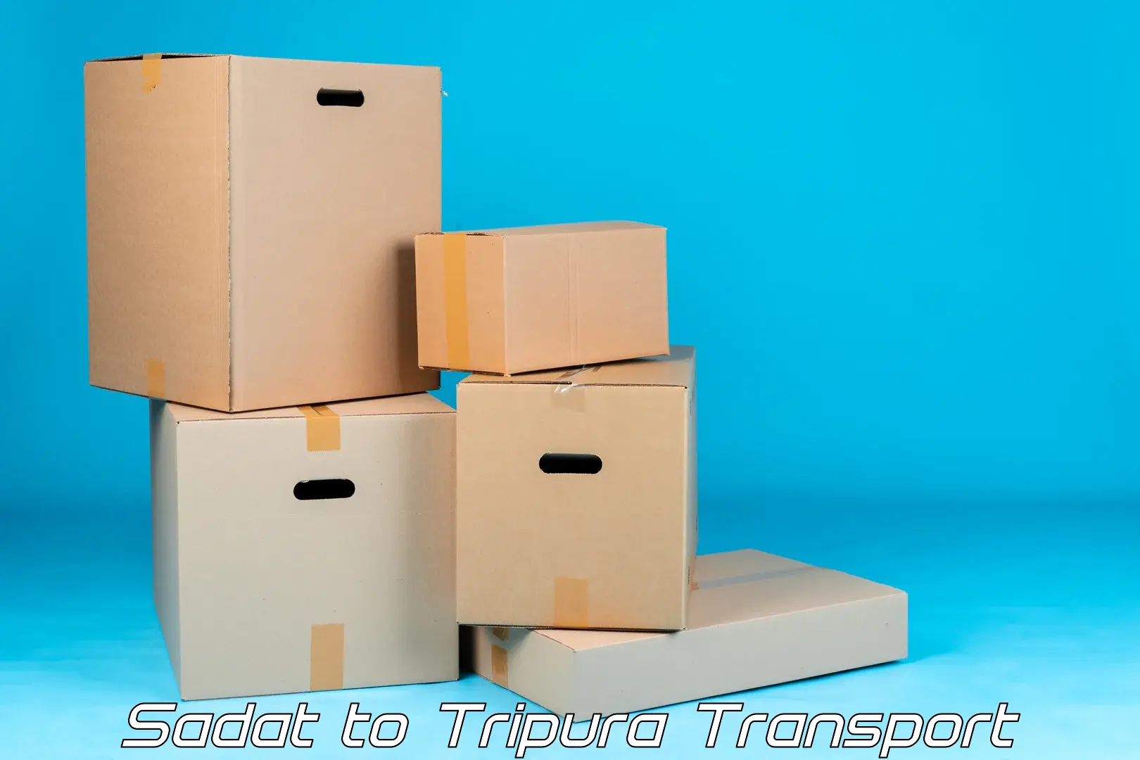 Package delivery services in Sadat to Bishalgarh