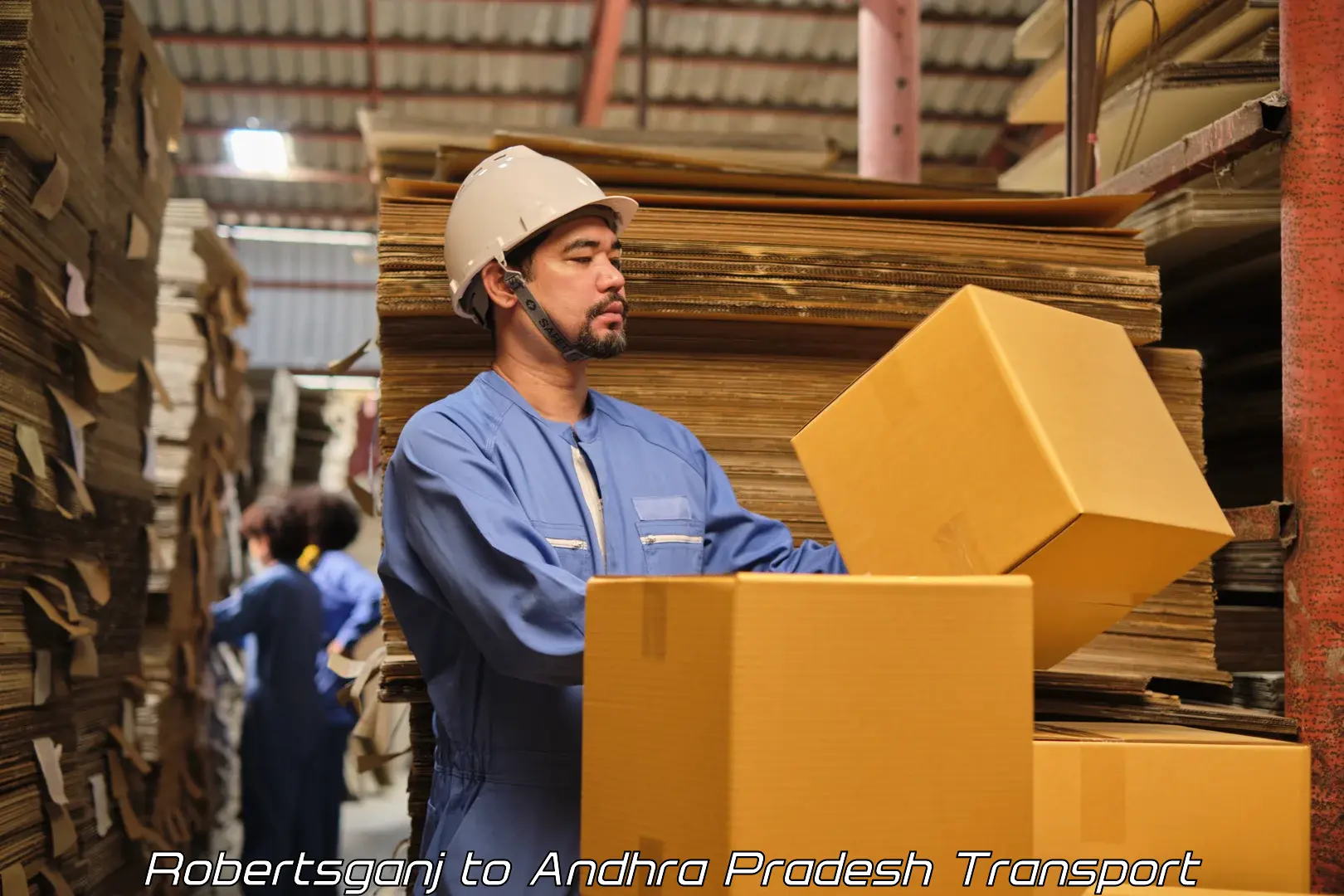 Container transport service Robertsganj to Madakasira