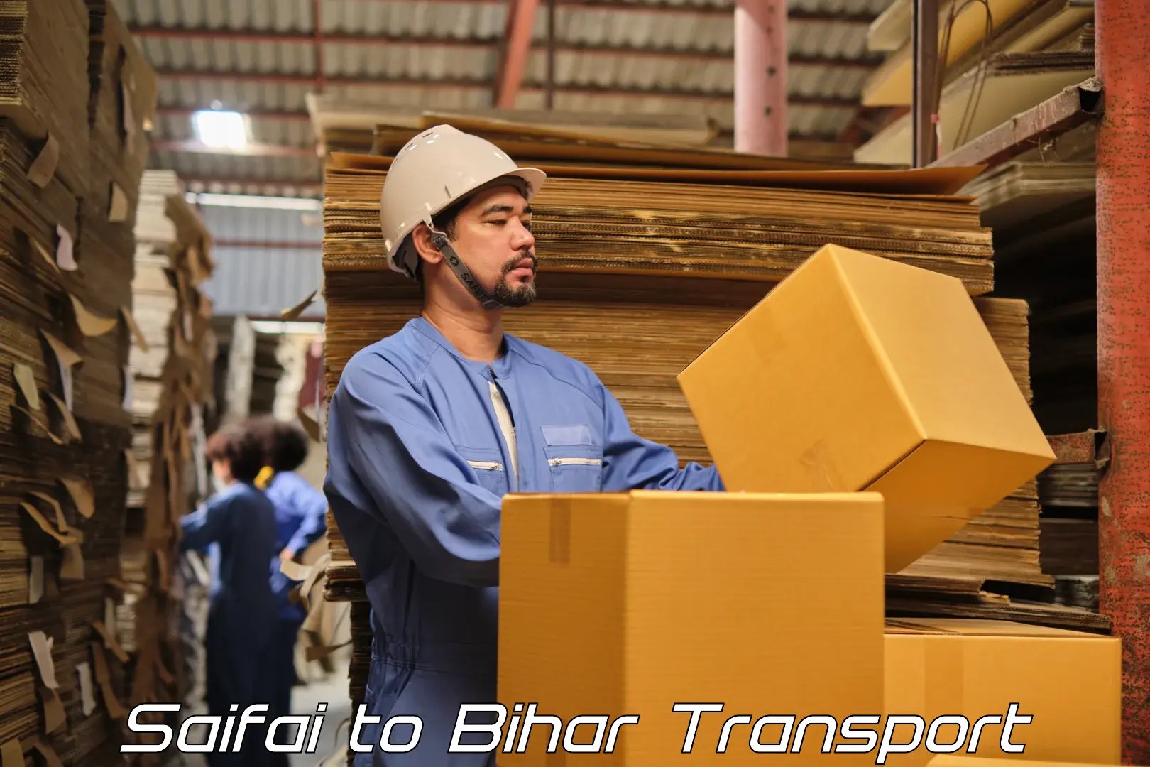 Truck transport companies in India Saifai to Singhia