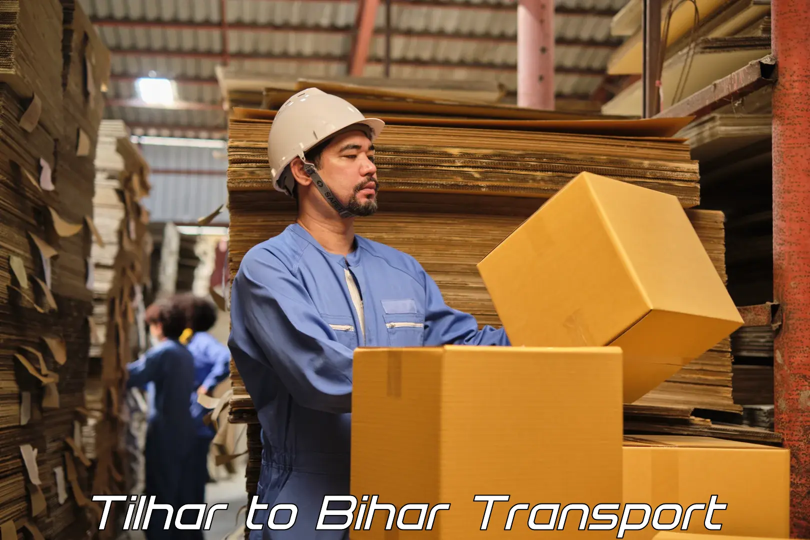 Express transport services Tilhar to Aurai