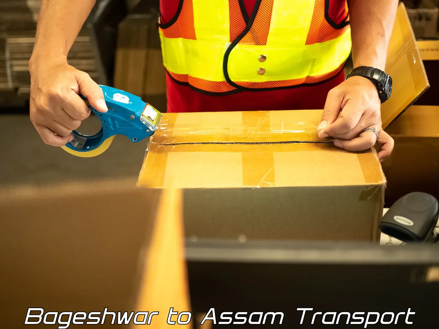 Vehicle courier services Bageshwar to Assam University Silchar